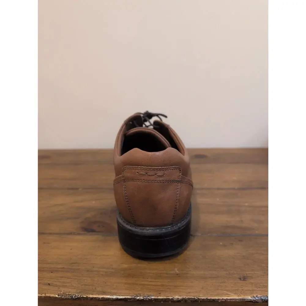 Johnston & Murphy Shoes Mens 12 M Stanton Run Off Oxford Dress 20-8990 Brown